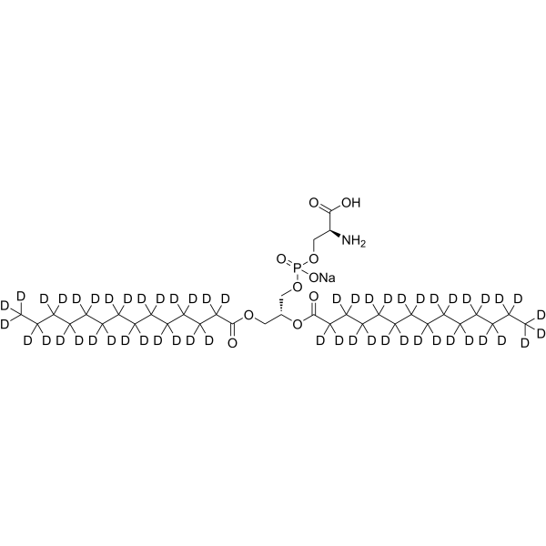 1,2-Dimyristoyl-sn-glycero-3-phospho-L-serine-d54 sodium 327178-93-8